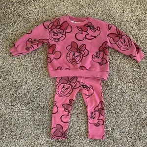 Zara Minnie Mouse Outfit - Size 12-18 Months